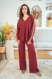 Pull Oversize Arc En Ciel