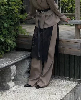 Jupe Tablier Dentelle