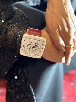 Montre Princesse Ficelle Rouge