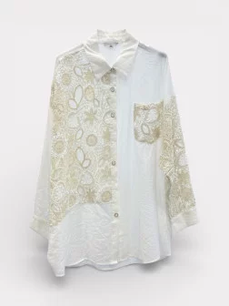 Chemise Or Broderie