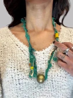 Sautoir Coeur D’Emeraude