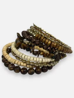 Lot Bracelets Bambou