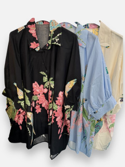 Chemise Oversize Printemps
