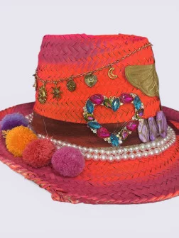 Chapeau Pompom Colombe
