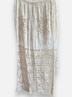 Pantalon Crochet Ivoire