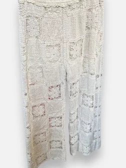 Pantalon Fleur Brodé