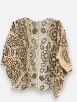 Gilet Crochet Court Chacha