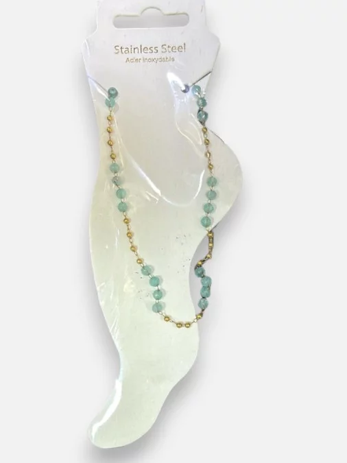 Bracelet Cheville Turquoise