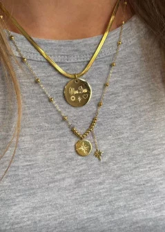 Duo Collier Personnalisable Déesse