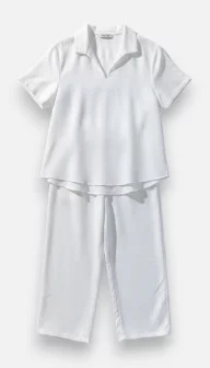 Ensemble Polo Blanc Défilé