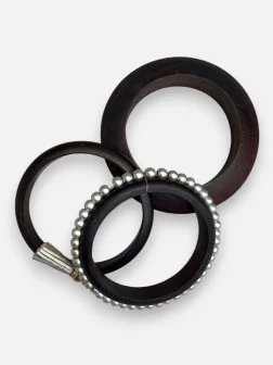Lot Bracelets Bois