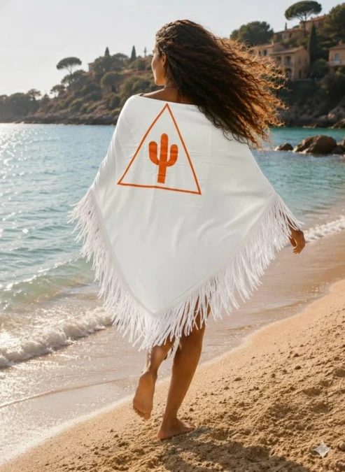 Foulard Cactus Orange