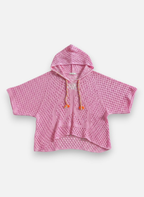 Sweat Crochet Capuche