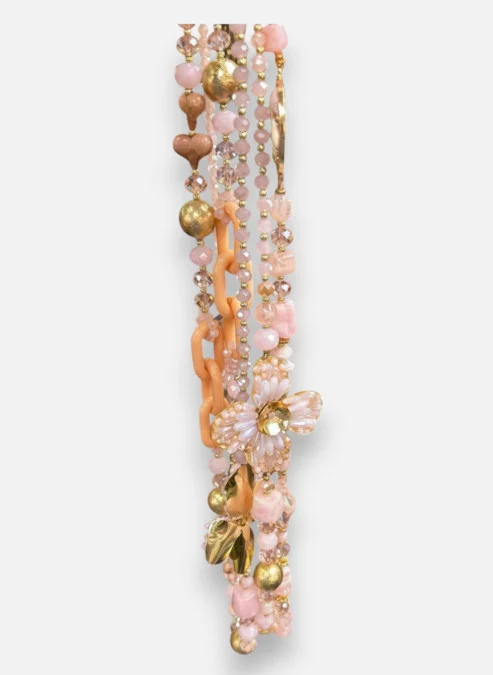 Collier Fleur Rose