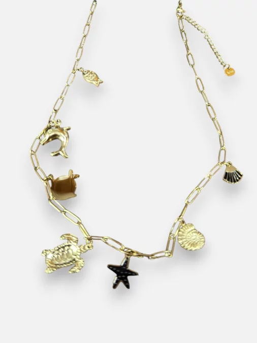 Collier Golden Turtle