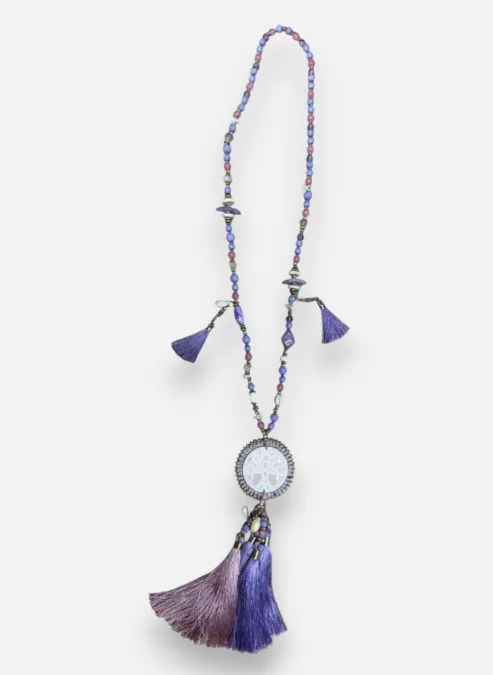 Sautoir Purple Peace
