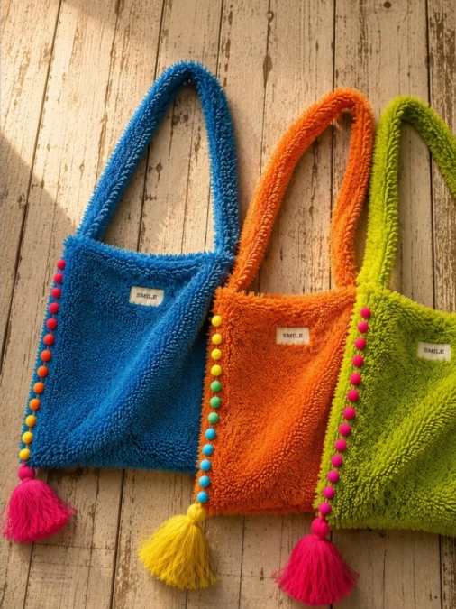 Sac Pompom Smile