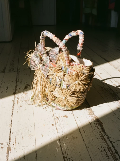 Panier Perlé de vie