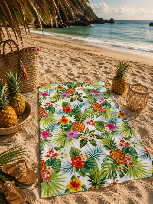 Drap De Plage Ananas