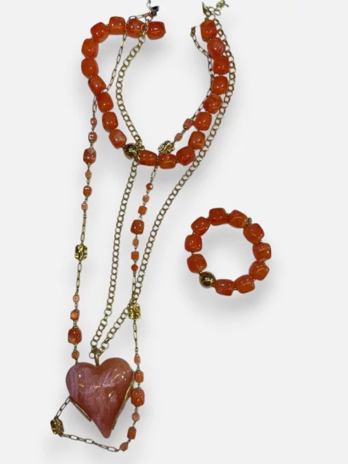 Ensemble Collier Bracelet