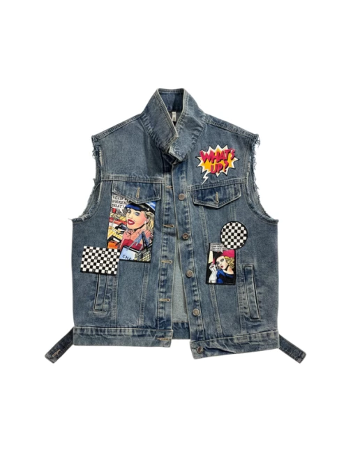 Veste en Jean Comics