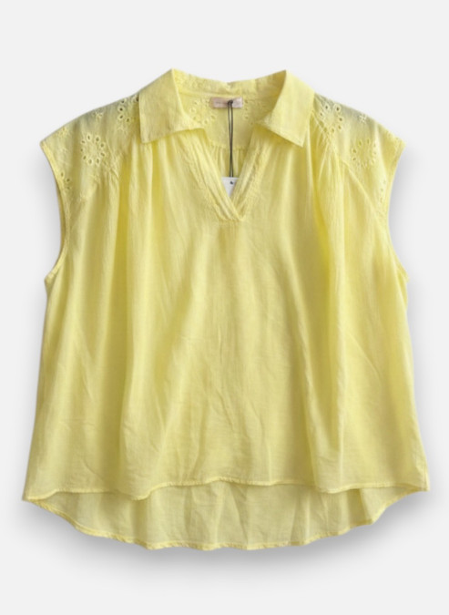 Chemise Jaune Voile