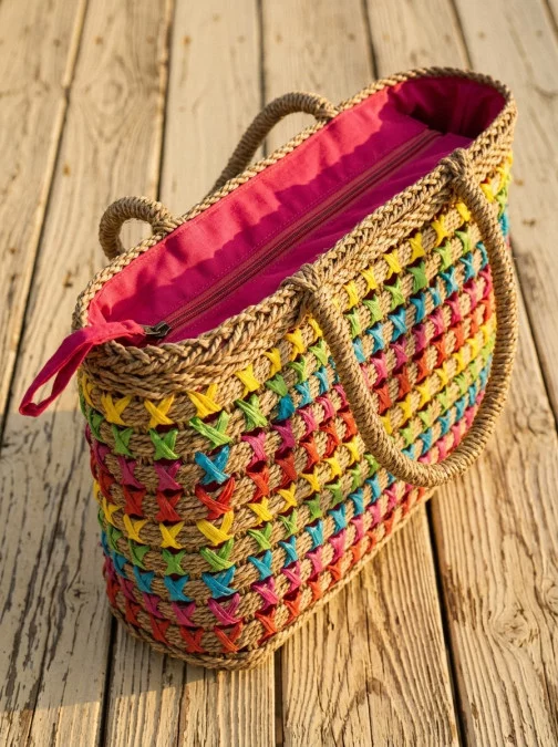 Panier Multicouleurs
