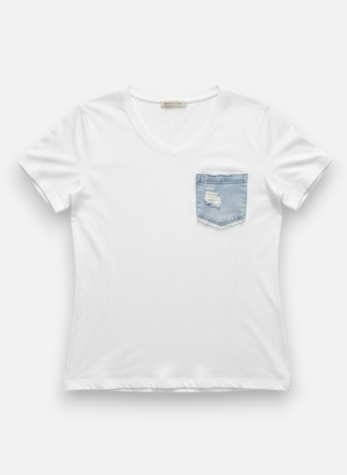 T-Shirt Poche Jeans