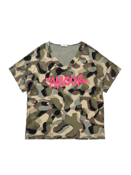 T-Shirt Amour Camo