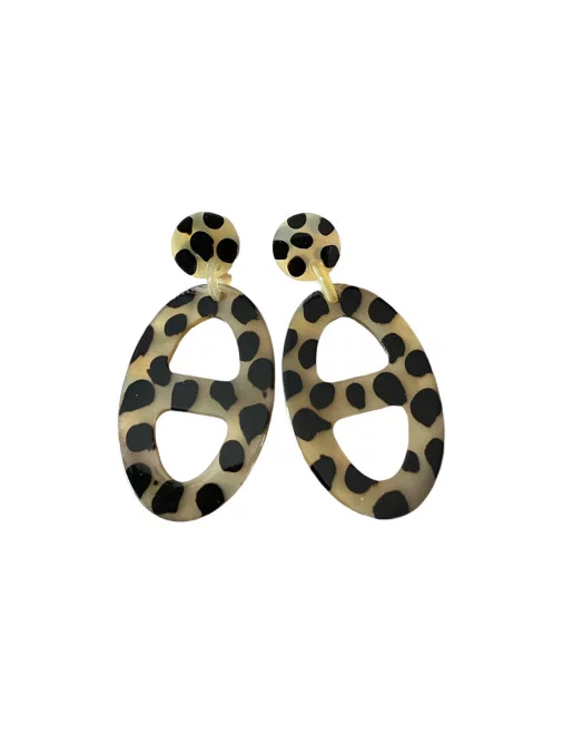 Boucles d'Oreilles Café
