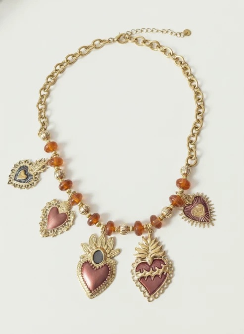Collier 5 Cœur