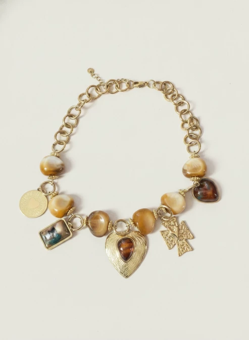 Collier topaze