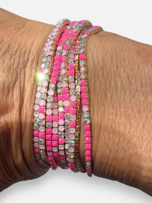 Lot Bracelets Cristal