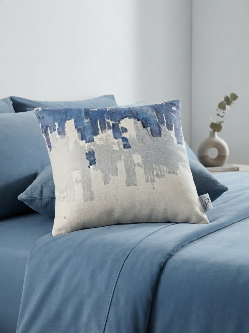 Coussin Bleu