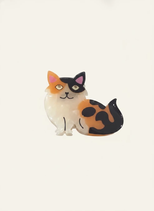 Pince À Cheveux Petit Chat