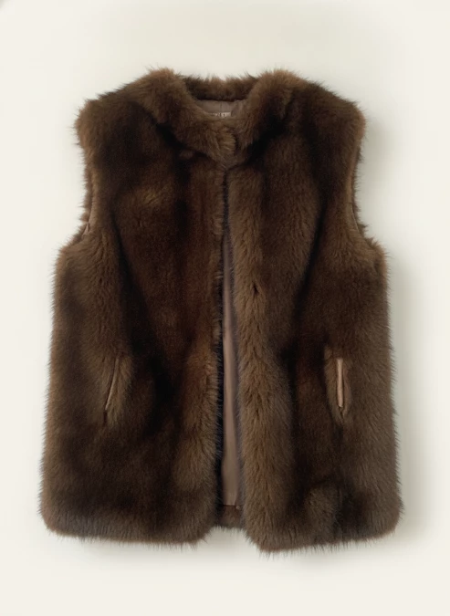 Manteau Fourrure Amandine