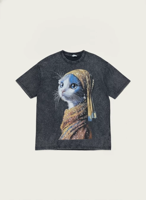 T-shirt La Jeune Fille À La Perle