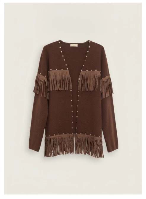 Gilet à frange