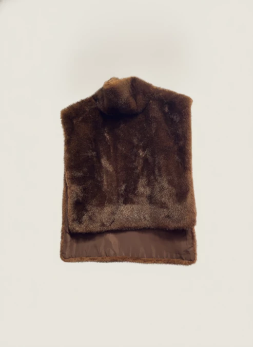 Cape Poncho Brown