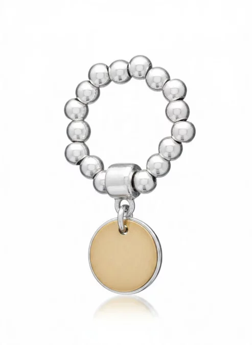 Bague Bicolore Silvor