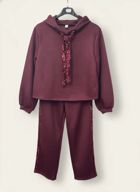 Ensemble jogging Sequin