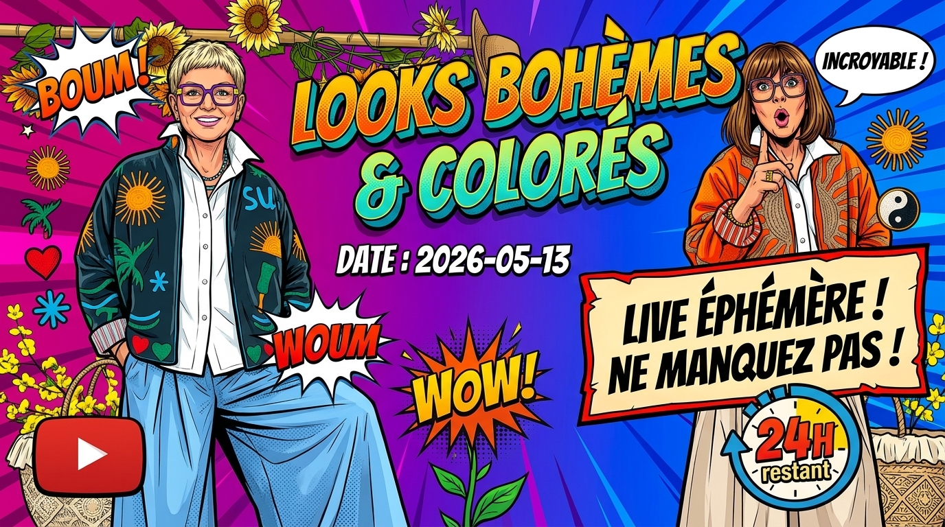 Looks Bohèmes & Colorés : Le Replay de notre Live !