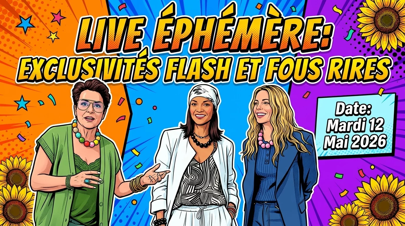 Live Éphémère : Exclusivités Flash et Fous Rires