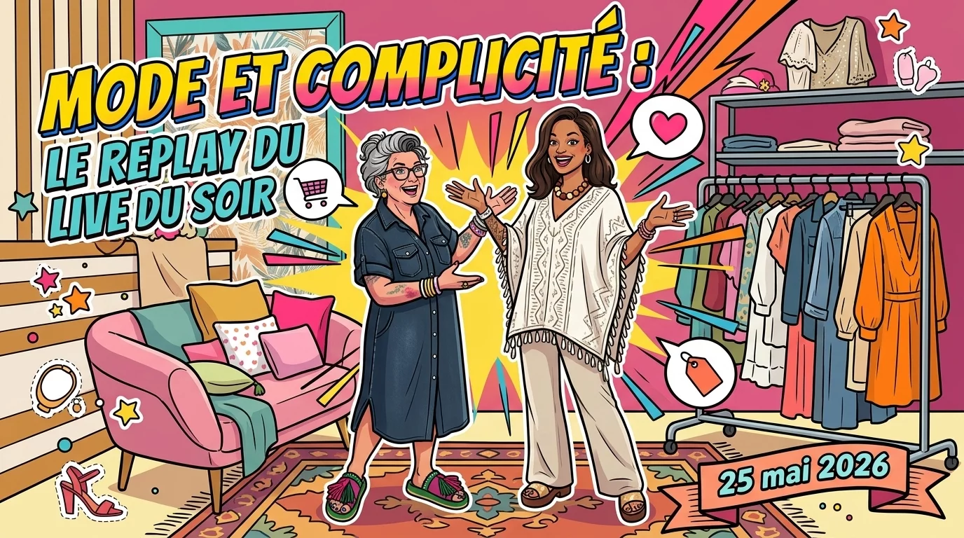 Mode et complicité : le replay du live du soir