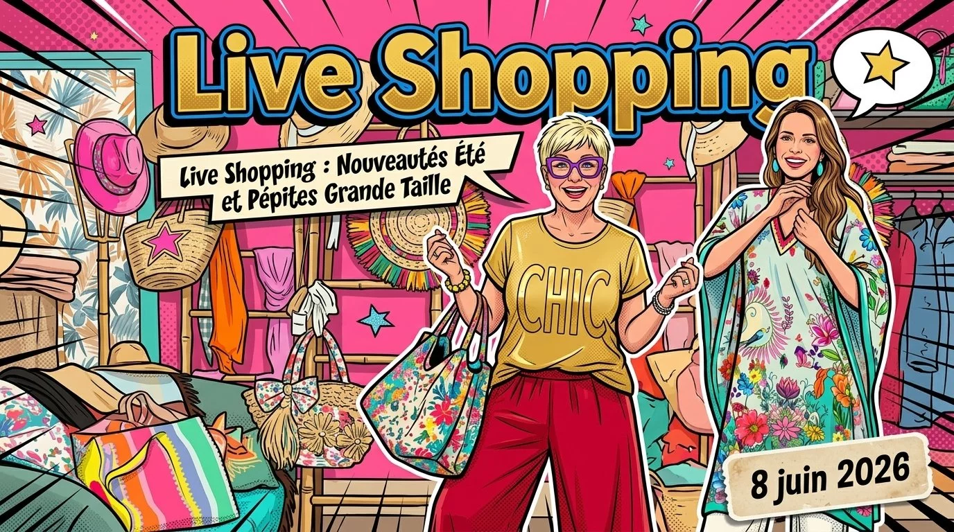 Live Shopping : Nouveautés Été et Pépites Grande Taille
