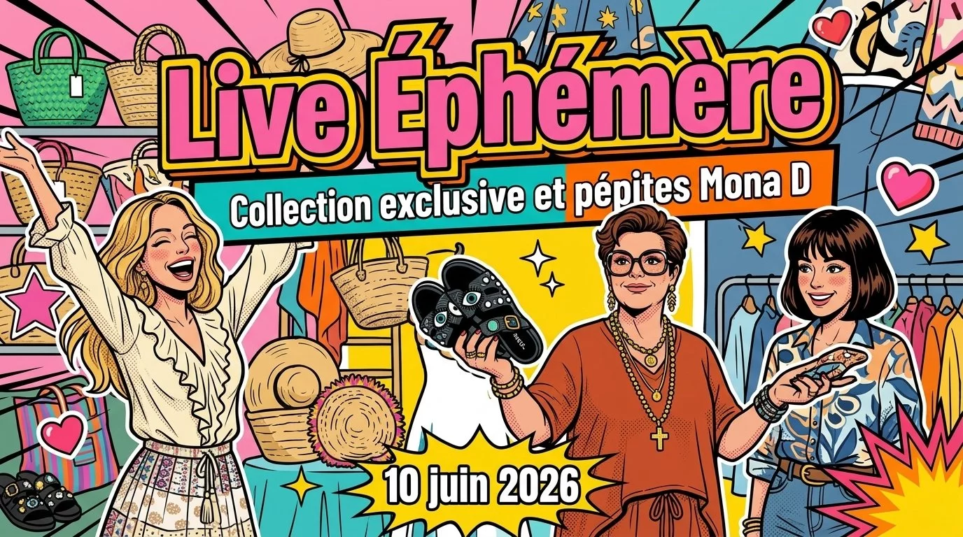 Live éphémère : Collection exclusive et pépites Mona D