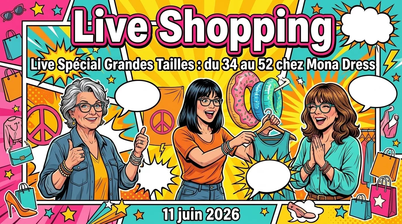 Live Spécial Grandes Tailles : du 34 au 52 chez Mona Dress