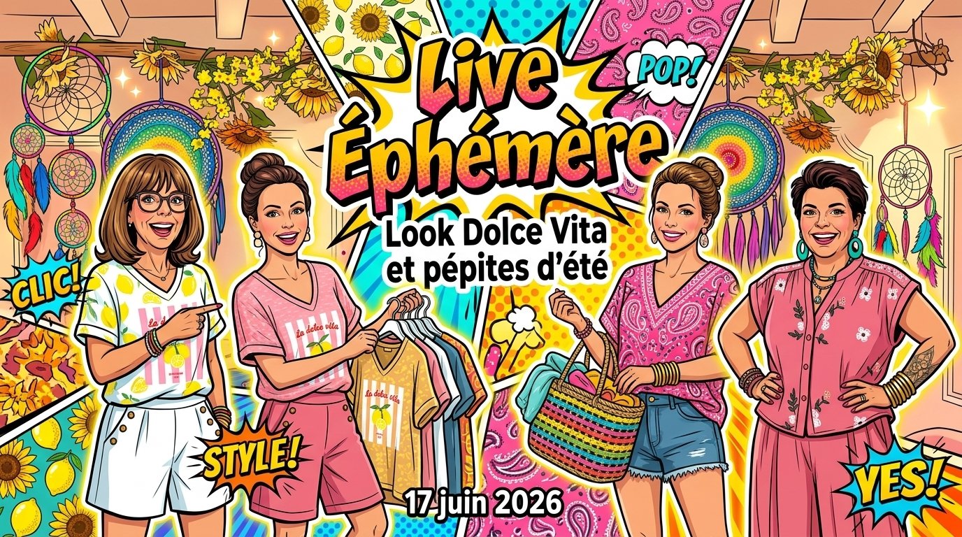 Live éphémère : Look Dolce Vita et pépites d'été