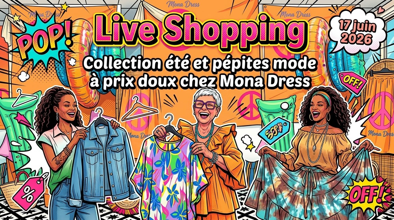 Collection été et pépites mode à prix doux chez Mona Dress