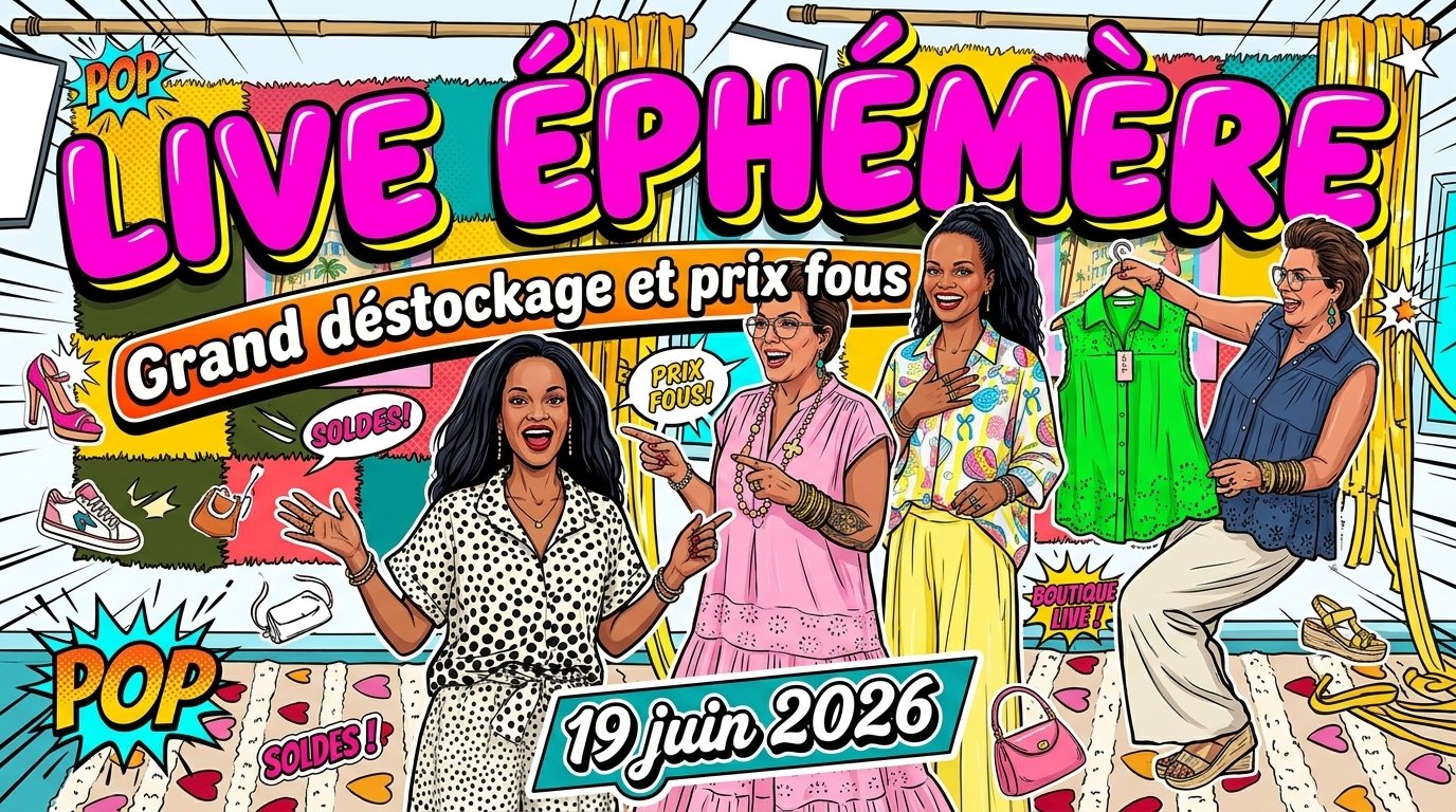 Live éphémère : Grand déstockage et prix fous